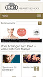 Mobile Screenshot of lcnbeautyschool.de